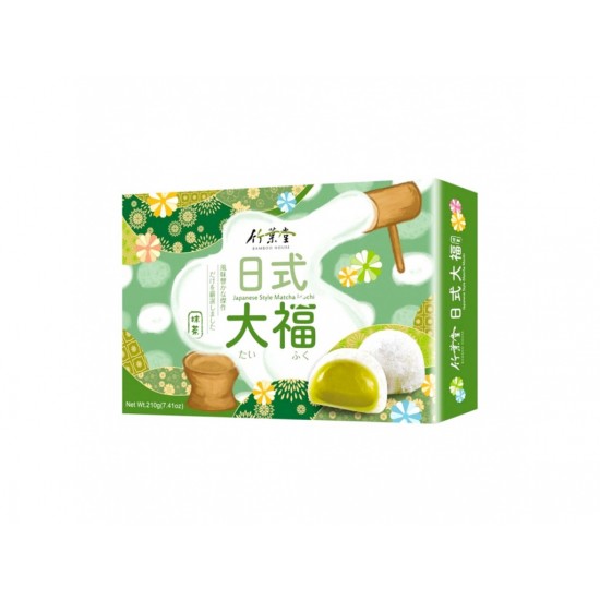 Bánh mochi vị matcha Bamboo House 24x210g