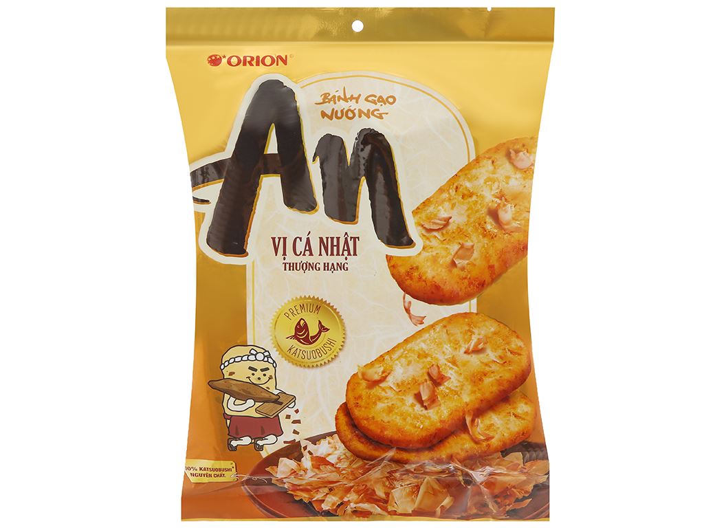 An Grilled Rice Cracker with Japanese Fish flavor Orion 20x97g