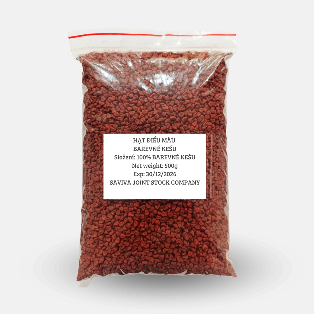 Hạt điều mầu Saviva 500g