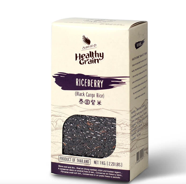 Gạo Lứt Đen Sawat-D 12x1kg