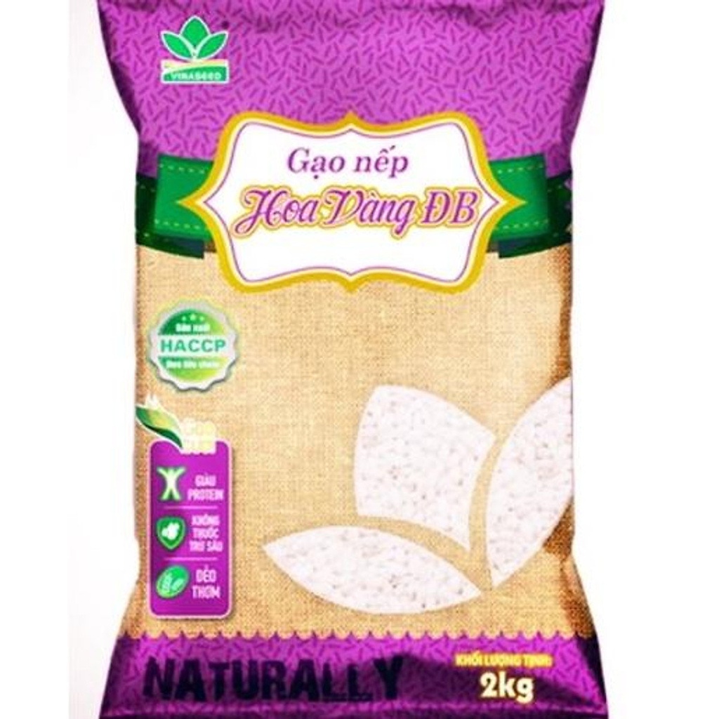 Gạo Nếp Hoa Vàng ĐB 10x2kg