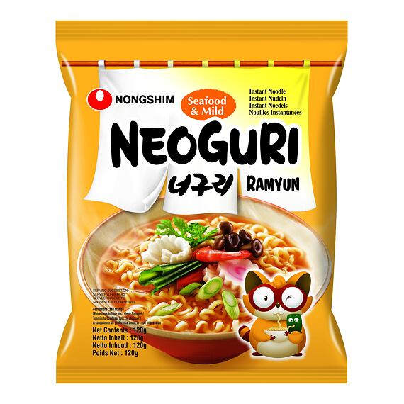 Mì Nongshim Neoguri Hải Sản Ít Cay 20x120g