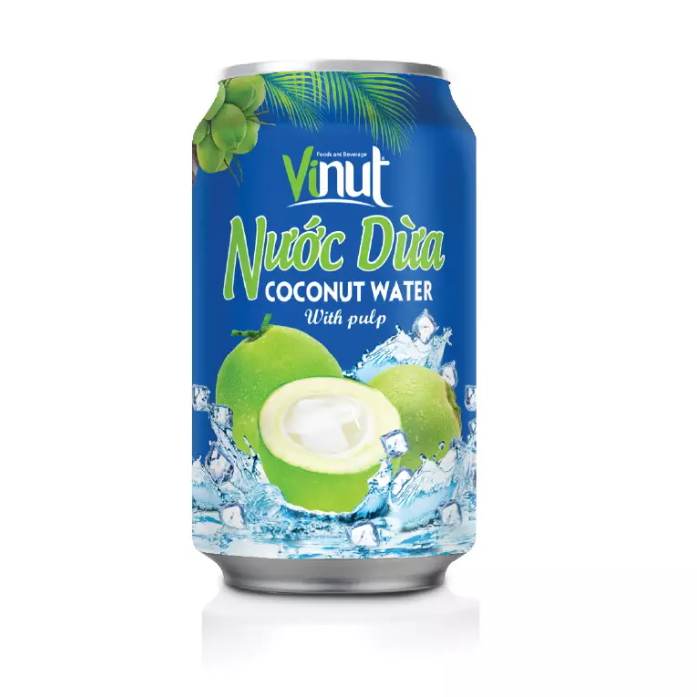 Vinut Coconut water with pulp 24x330ml