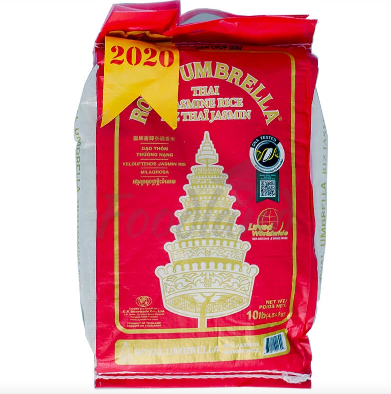 Royal Umbrella Thai Jasmine Rice 5x10lbs