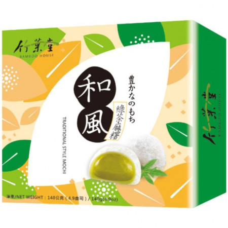 [1000419] Bánh Mochi vị Trà Xanh Bamboo House 36x140g