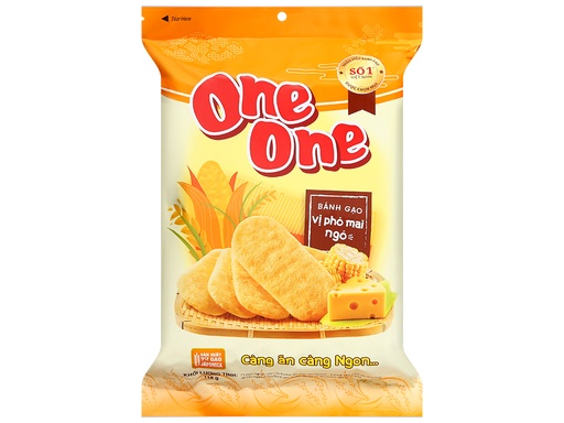 [1000602] OneOne Corn Cheese Rice Crackers 20x118g