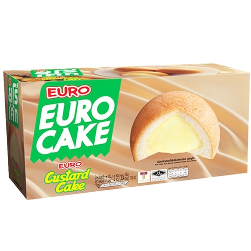 [1000304] Euro Custard cake 12x204g
