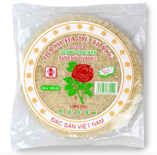 [605002] GIA BAO Krekry s bílý sezamem 30x400g