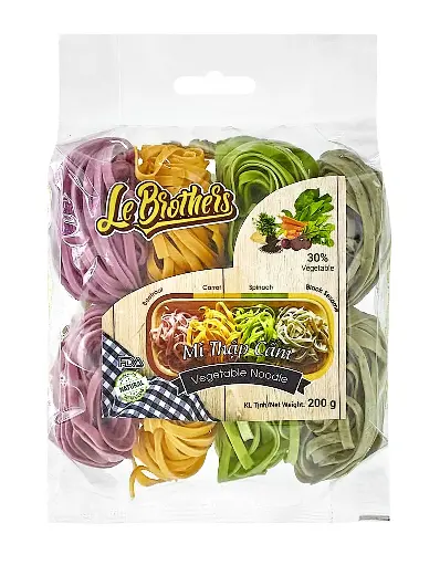[200100] LeBrothers zeleninové nudle 50x200g
