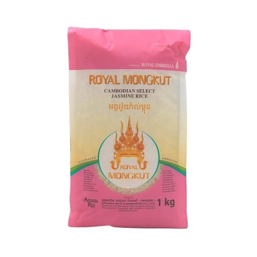 [101214] Royal Mongkut Cambodian Select Jasmine Rice 25x1kg