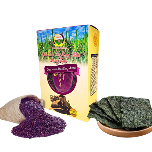 [101702] Cơm tím sấy rong biển Hoàng Kim 18x300g