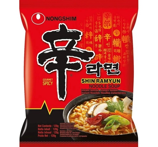 [303002] Nongshim Shin Ramyun instantní nudlová polévka pálivá 20x120g