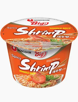 [303021] Mì Nongshim Tôm cay Bát 16x114g
