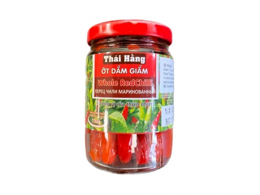 [501100] Ớt quả dầm giấm Thái Hằng 24x198g