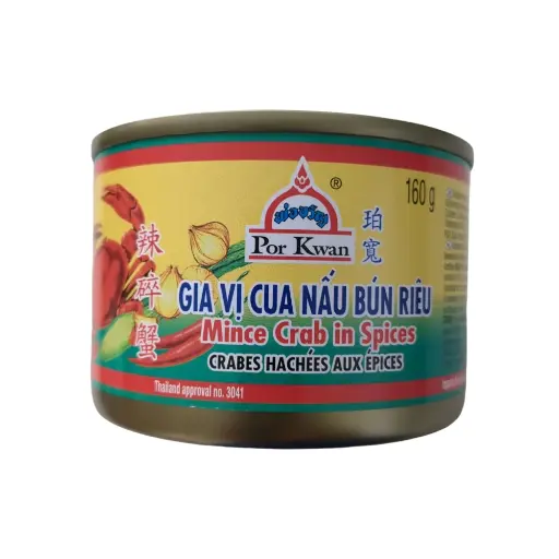 [800102] Por Kwan mince crab in spices 48x160g