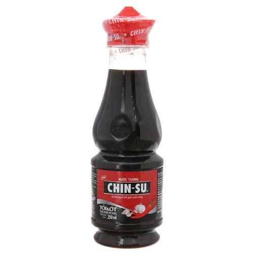 [701201] Xì dầu Chinsu Tỏi ớt 24x250ml