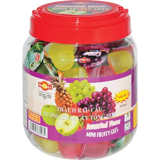 [1000004] Thạch rau câu Hương trái cây nhiệt đới New Choice 6x1kg 