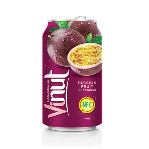 [908004] Nước ép chanh dây Vinut 24x330ml