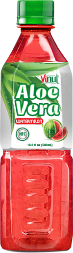 [908008] Nước Nha đam dưa hấu Vinut 24x500ml